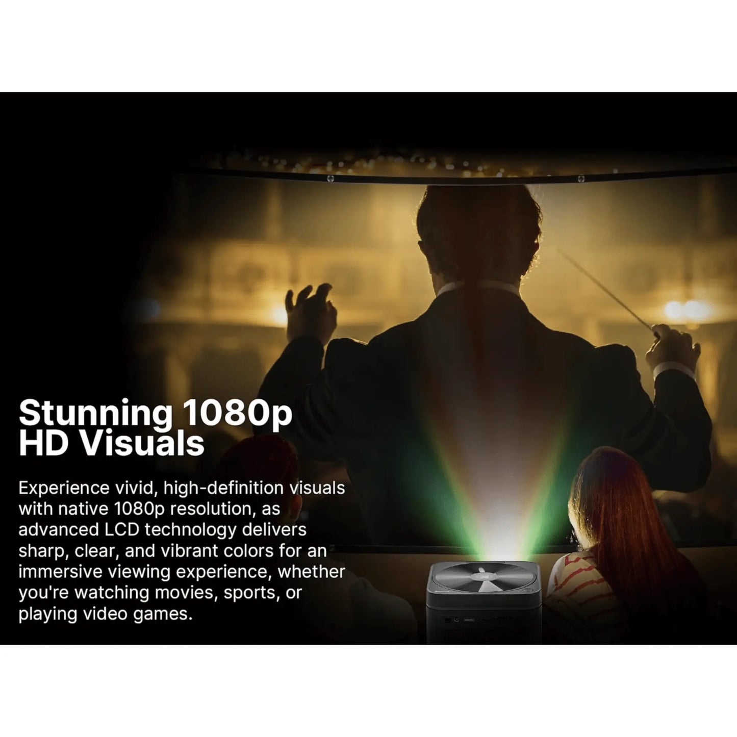 Home Theater Projector W/DVD Player Sky Iapetus