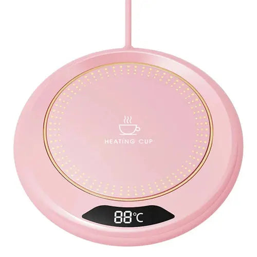 USB Coffee Mug Warmer W/Display Yellow Pandora