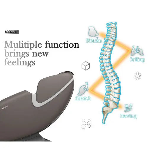 Massage Chair Recliner W/Bluetooth Speaker Teal Simba