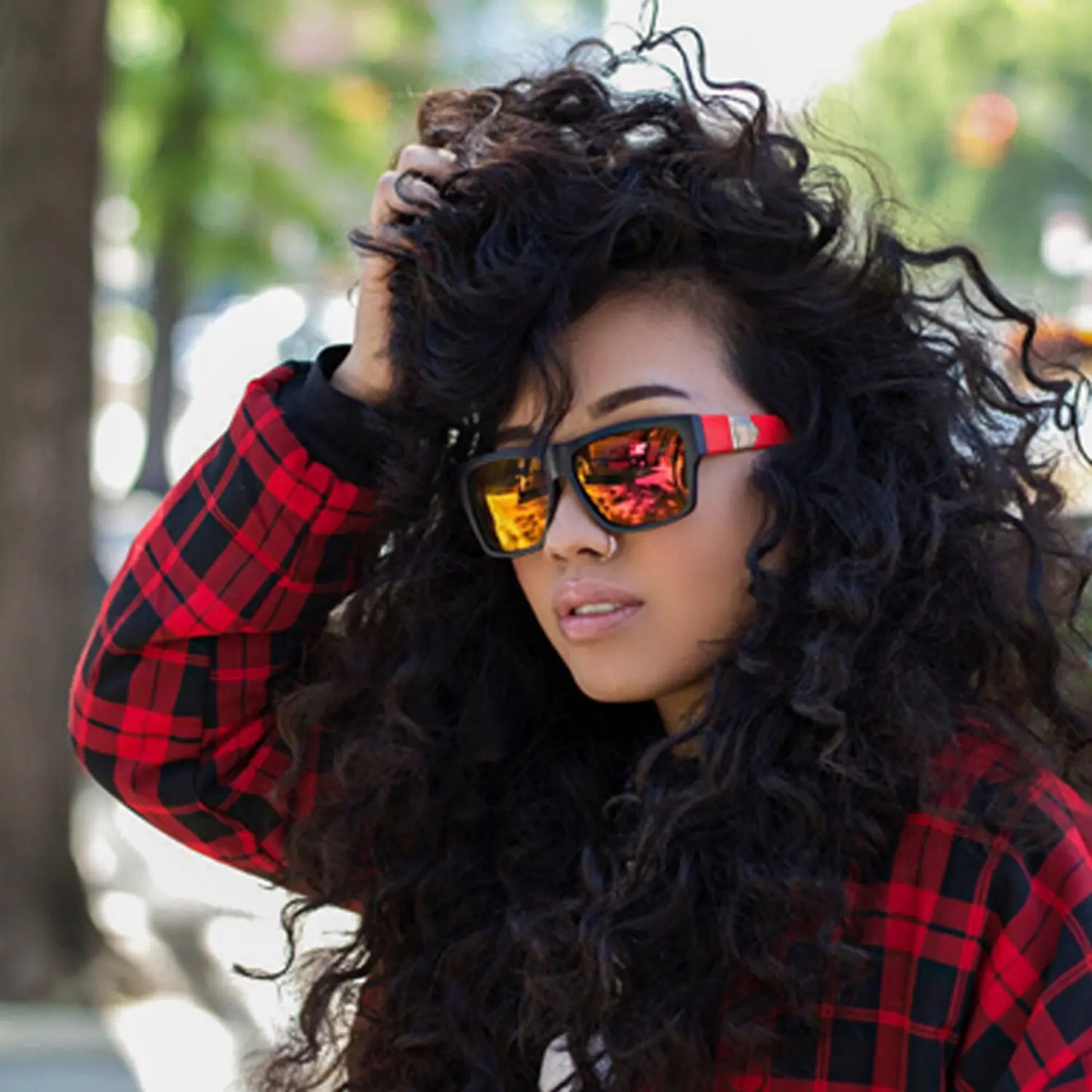 Jase New York Carter Sunglasses Mint Green Cherry