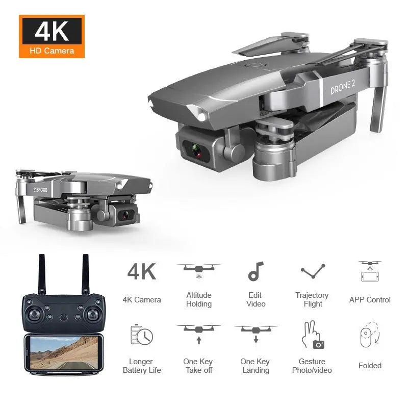 4K HD WIFI Camera Drone Blue Charlie