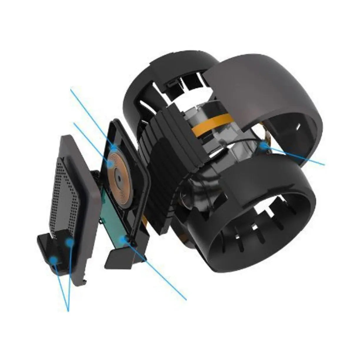 Wheel of Power Wireless Charger Salmon Lucky