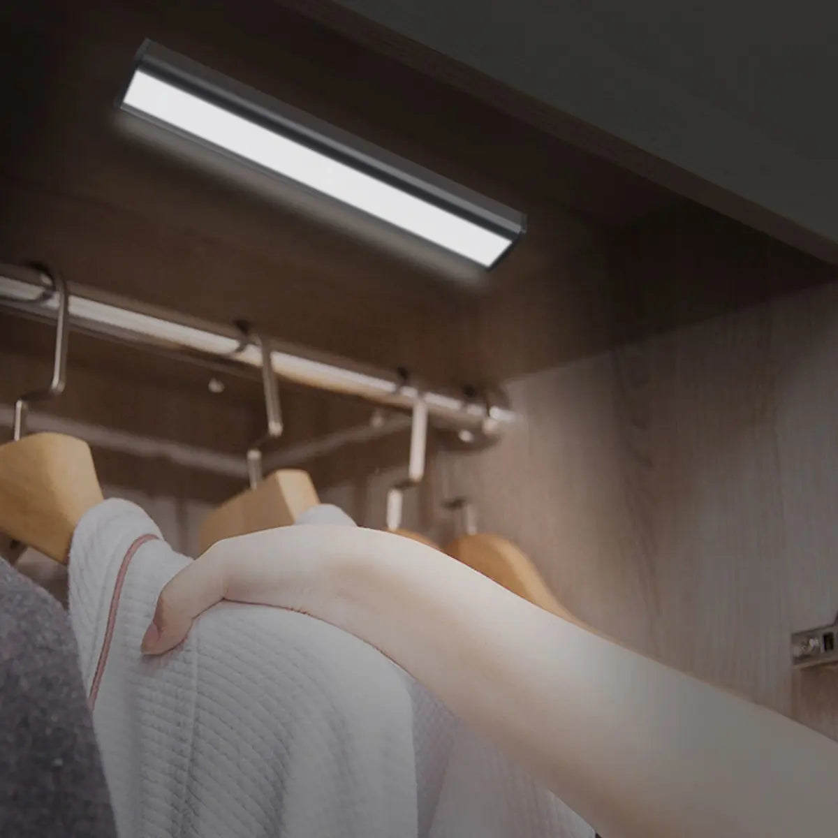 Motion LED Rechargeable Battery W/Lights Salmon Lucky