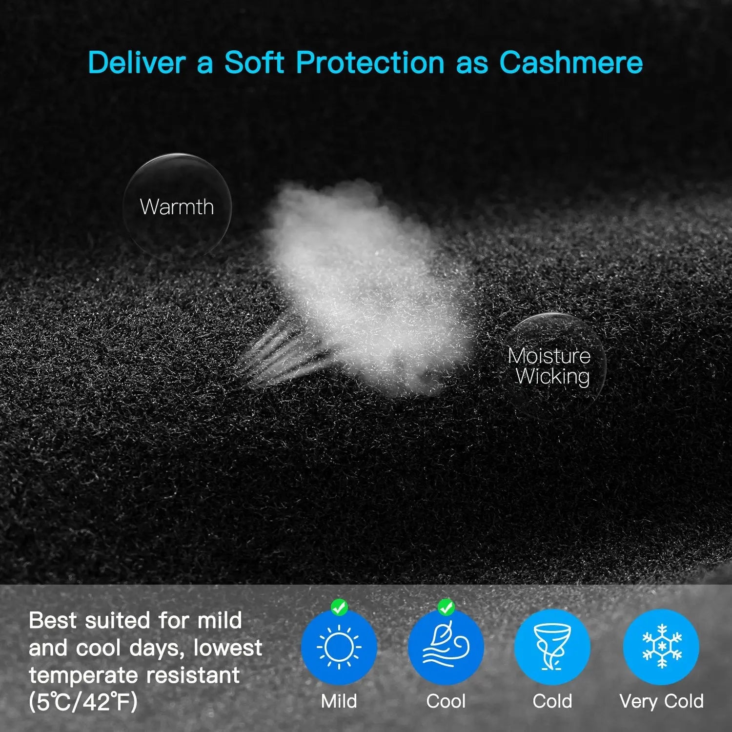 Lightweight Running Gloves Indigo Eurybia