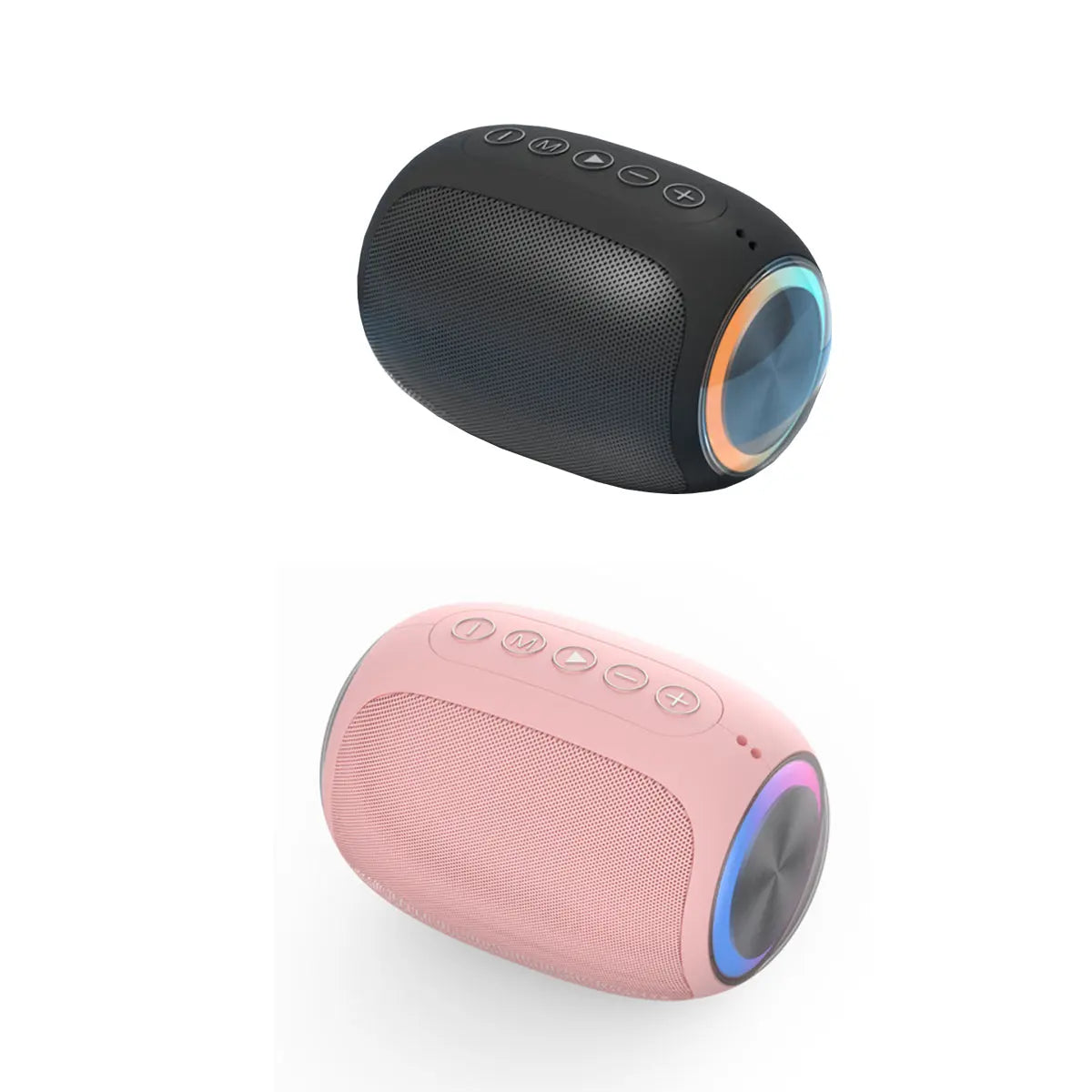 Oval Drum Bluetooth Speaker Light Salmon Lucky