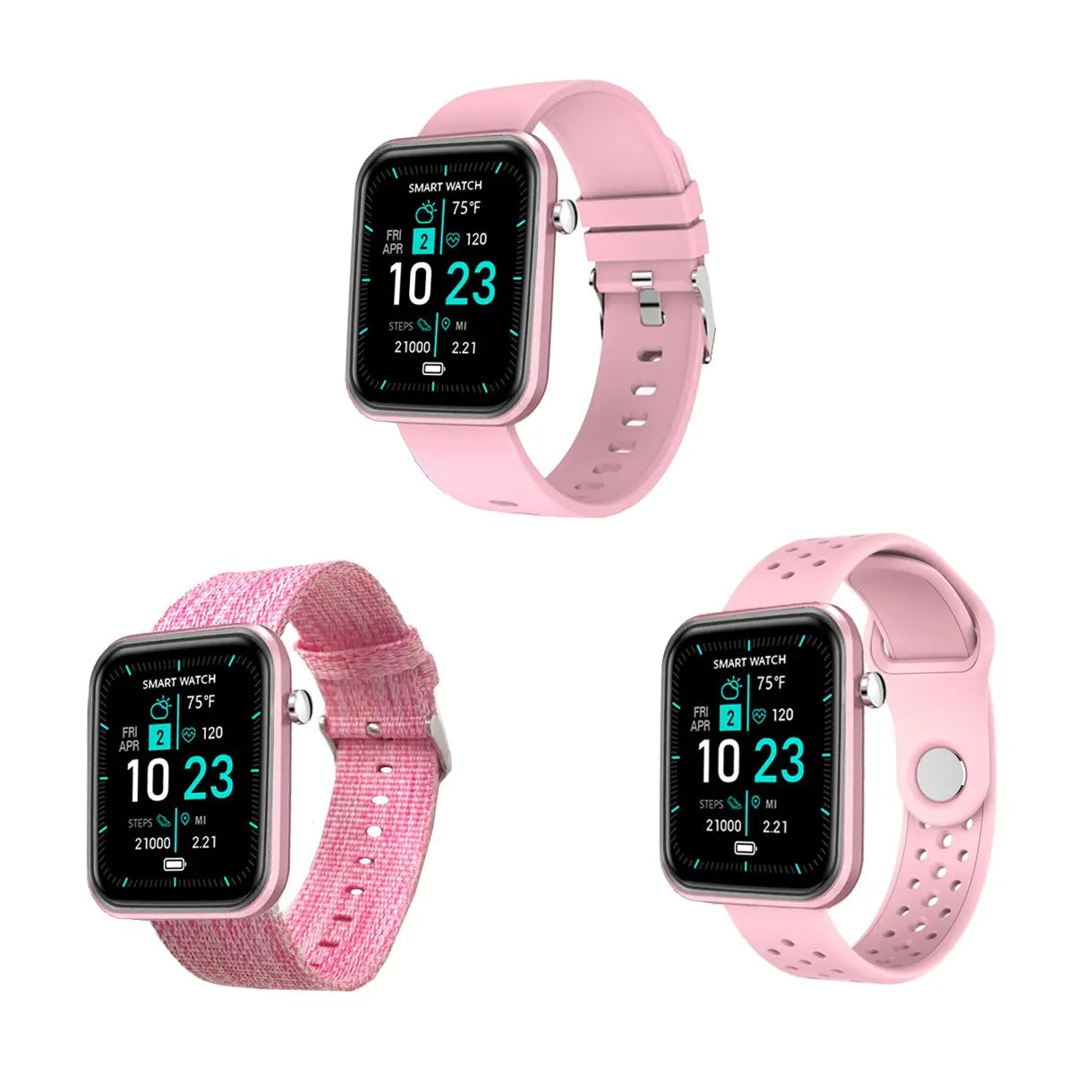 Advanced Smartwatch + Activity Tracker Salmon Lucky