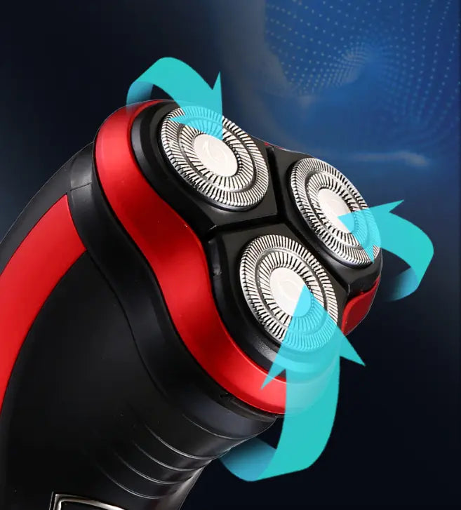 Men's Waterproof Electric Shaver Puce Gaia