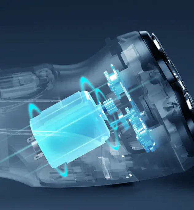 Men's Waterproof Electric Shaver Puce Gaia