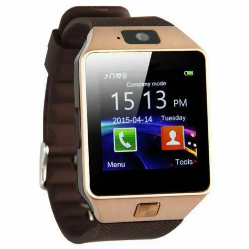 Waterproof Bluetooth Smart Watch W/Camera Puce Gaia