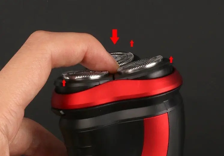 Men's Waterproof Electric Shaver Puce Gaia