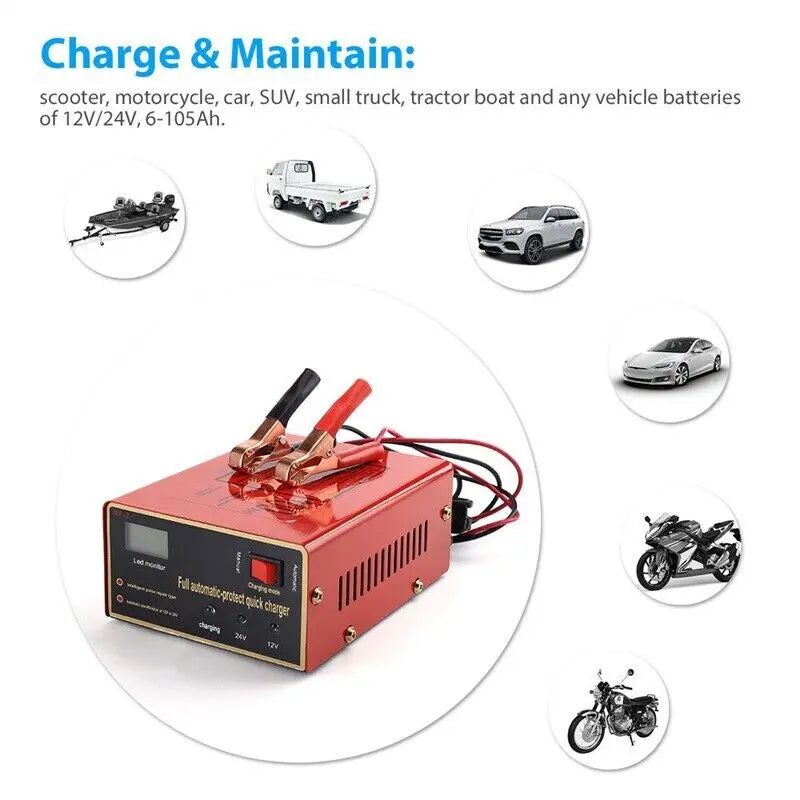 Maintenance Free Battery Charger Puce Gaia