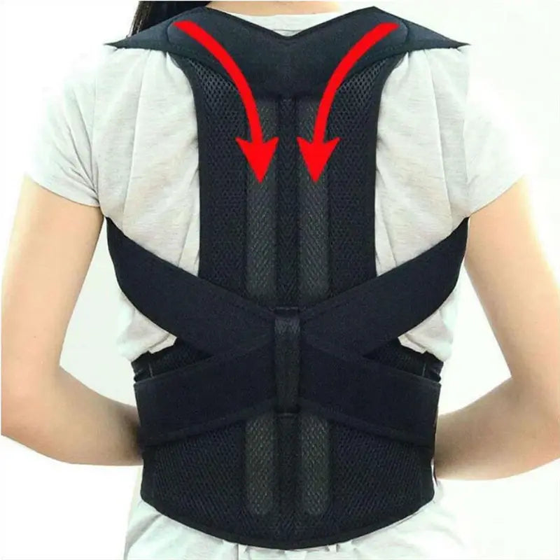 Adjustable Posture Corrector Brace Belt Puce Gaia
