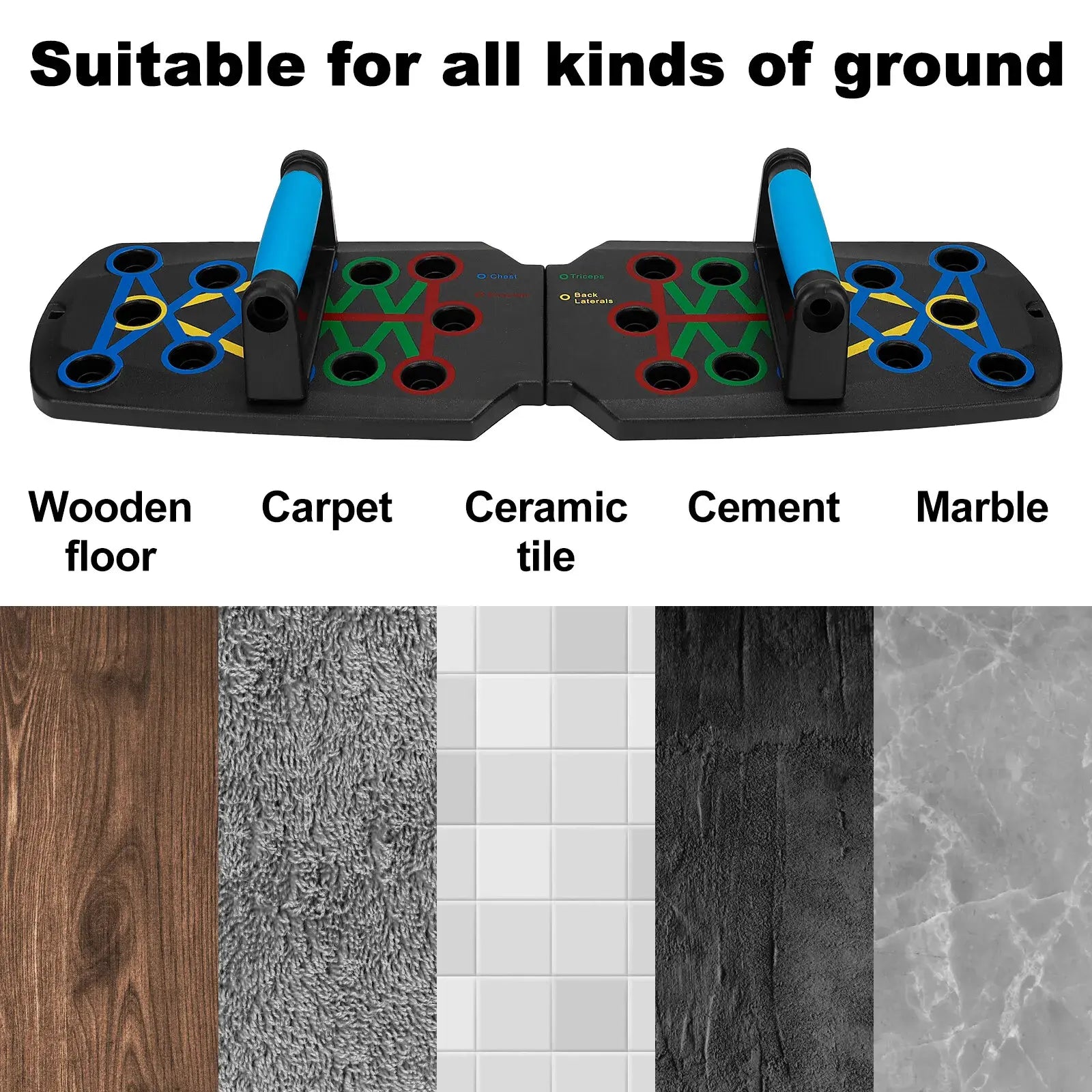 28-In-1 Push-Up Rack Board Puce Gaia