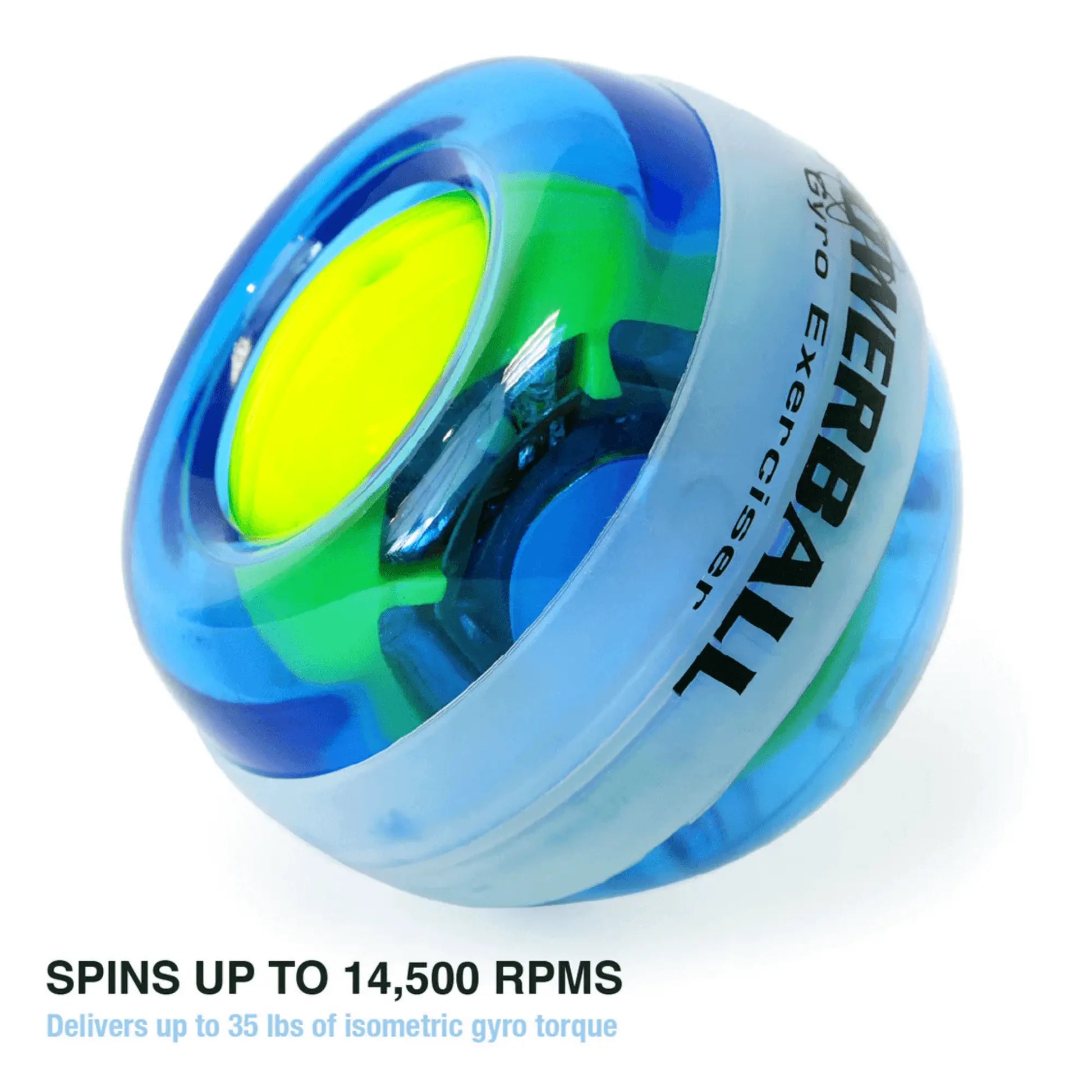 DFX Powerball Blue Gyro Exerciser Black Lavender