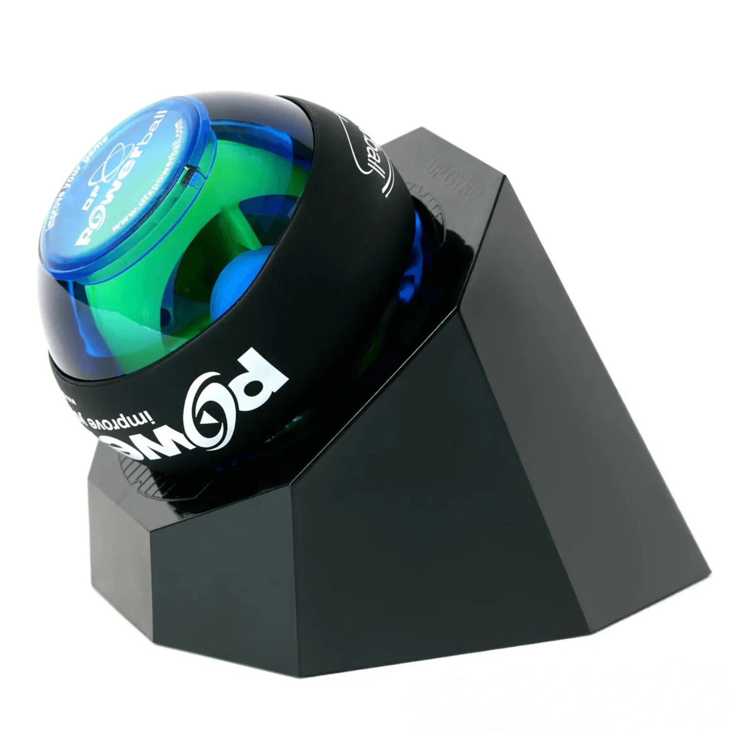 Powerball Blue Gyro Exerciser Powerdock Black Lavender