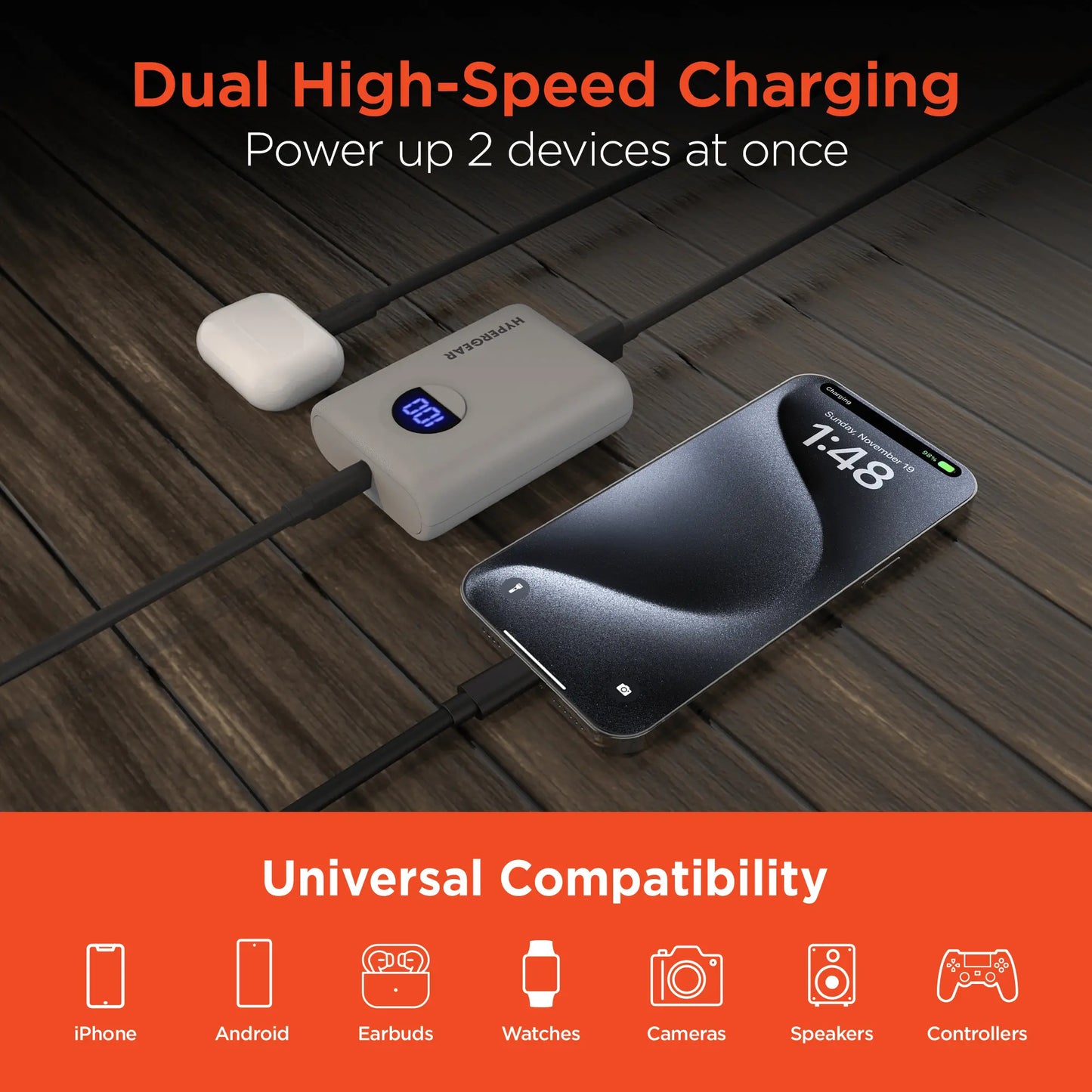 HyperGear PowerPack Power Bank Sky Iapetus