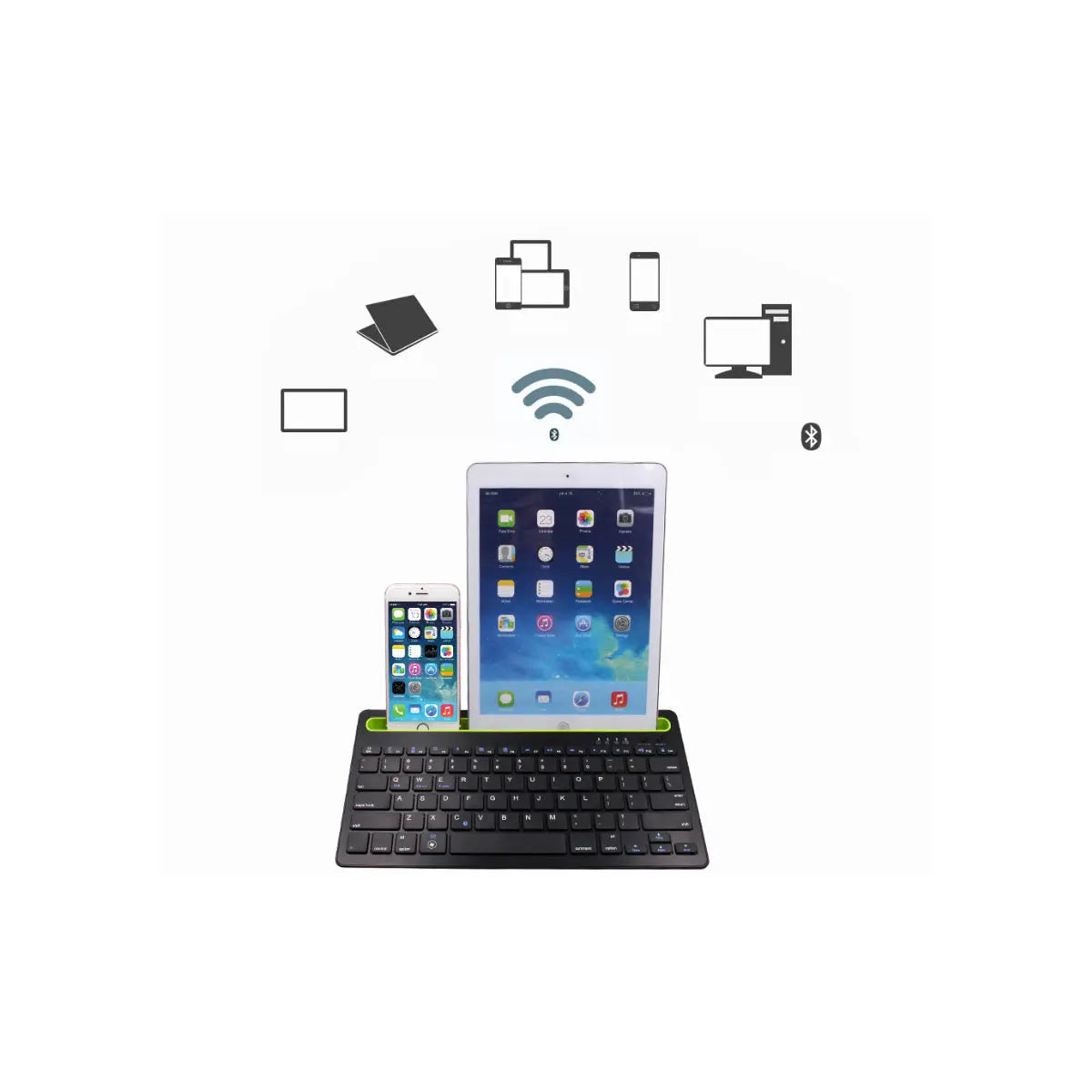 Multi-Task Master Bluetooth Keyboard Salmon Lucky