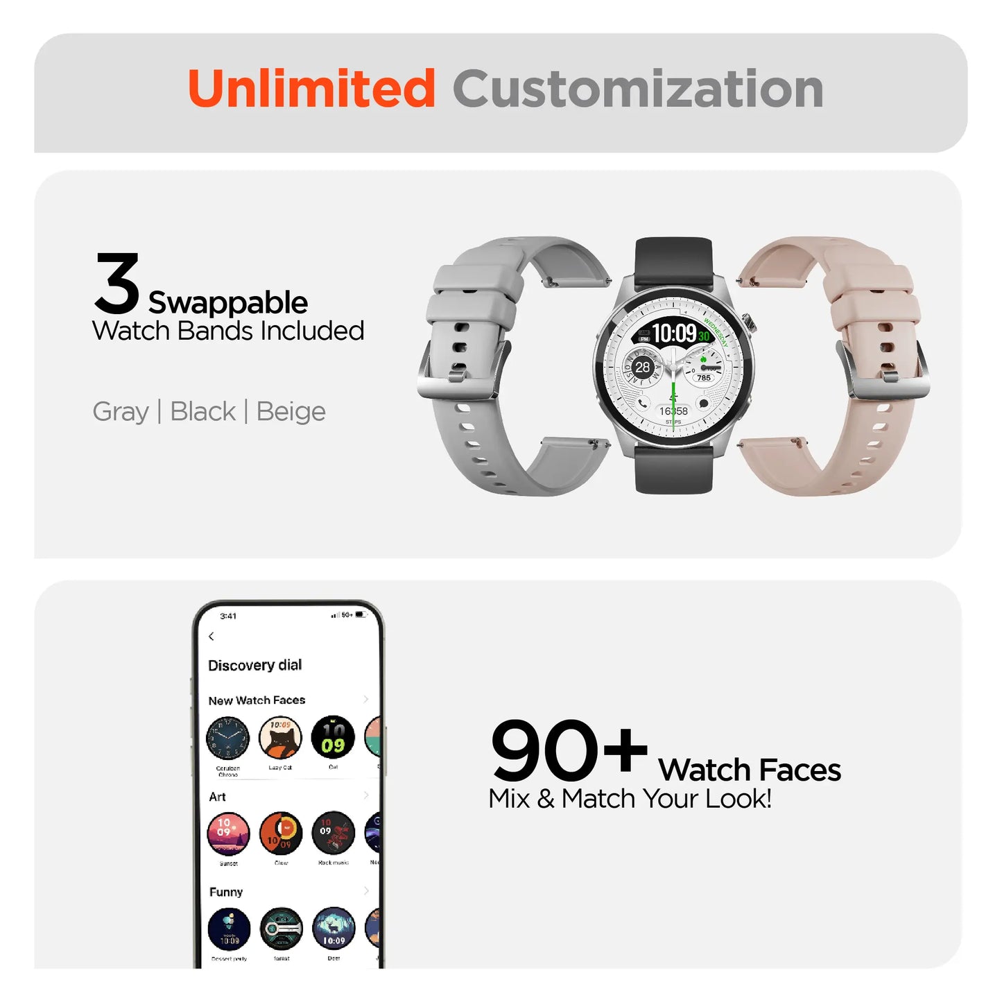 HyperGear SmartWatch + Fitness Tracker Sky Iapetus