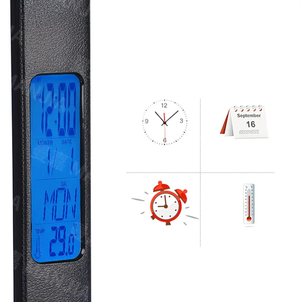 Phone Charger - Clock - Lamp Stand Salmon Lucky