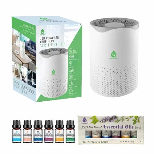 Air Purifier with Essential Oils Blush Apollo