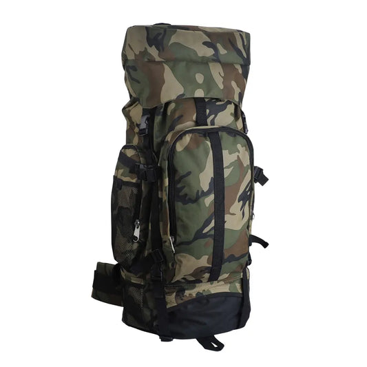 Camouflage Water-Resistant Mountaineer's Backpack Lime Sycamore