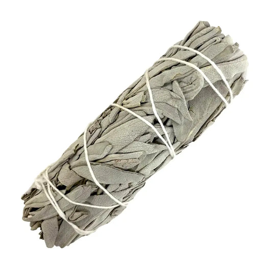 White Sage Smudge Bundle 6" Alabaster