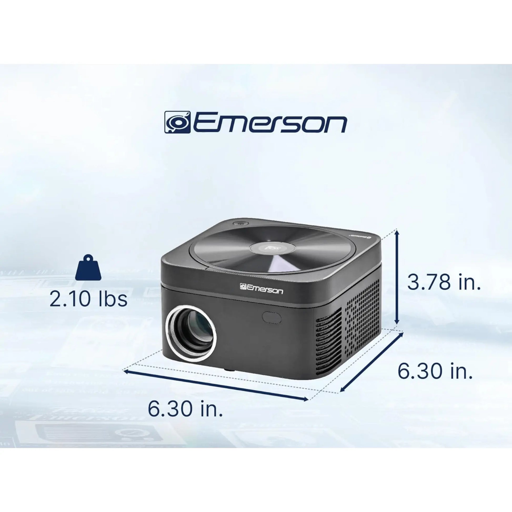 Emerson 120" Home Theater Projector Sky Iapetus