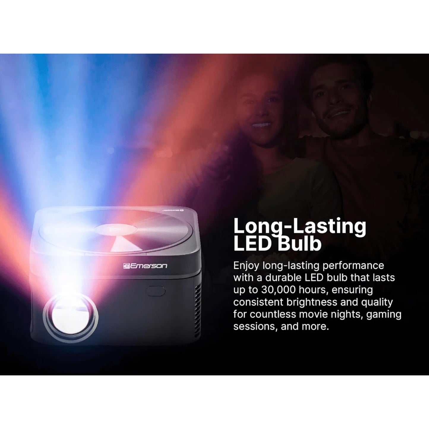 Emerson 120" Home Theater Projector Sky Iapetus