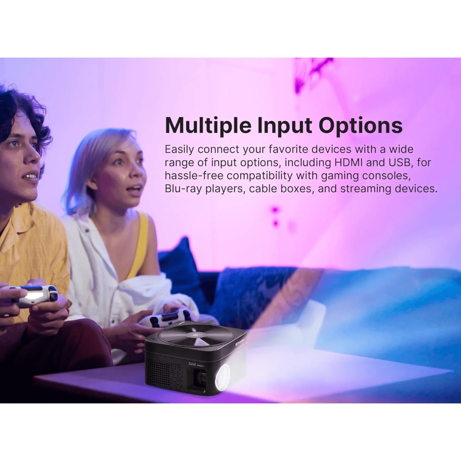 Emerson 120" Home Theater Projector Sky Iapetus