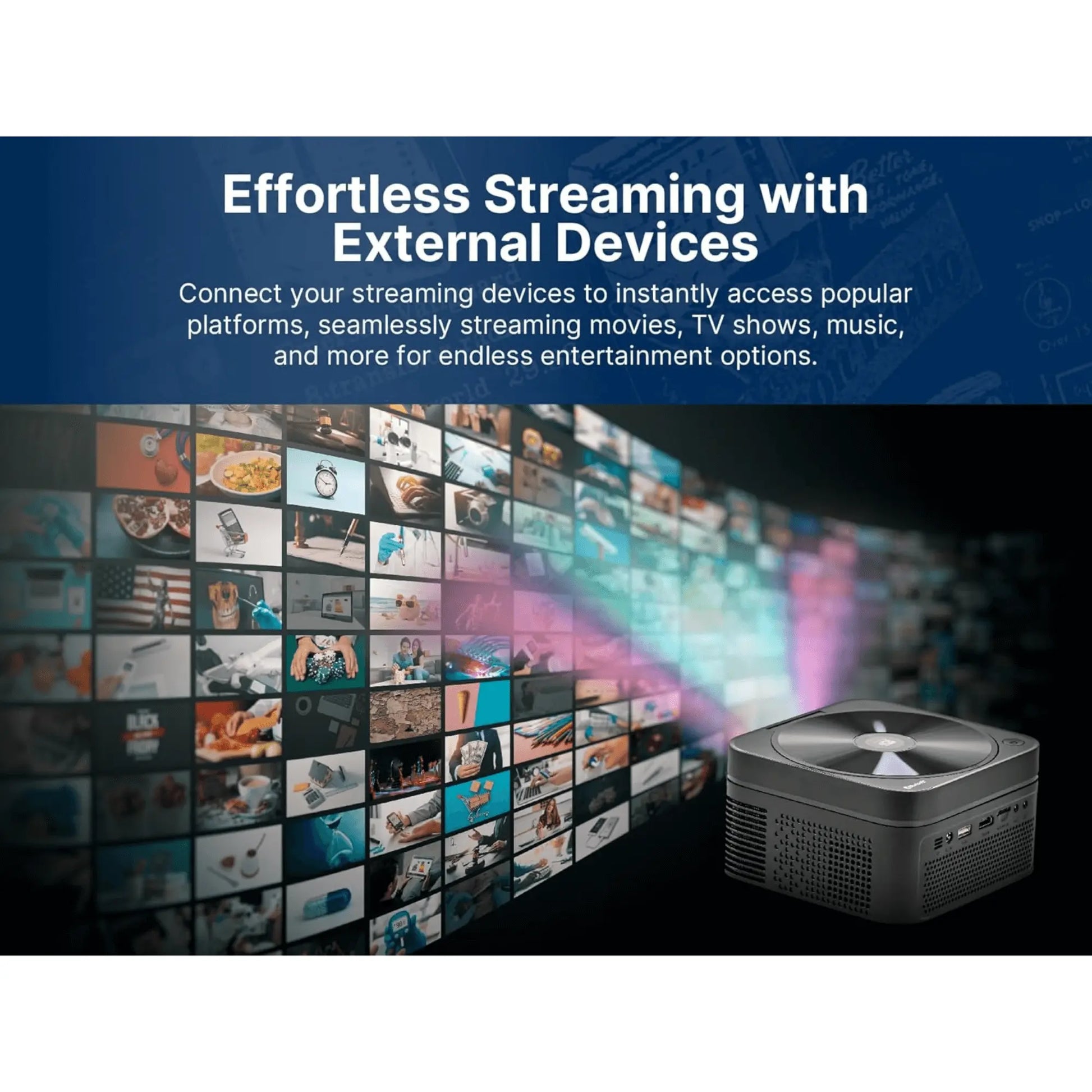 Home Theater Projector W/DVD Player Sky Iapetus