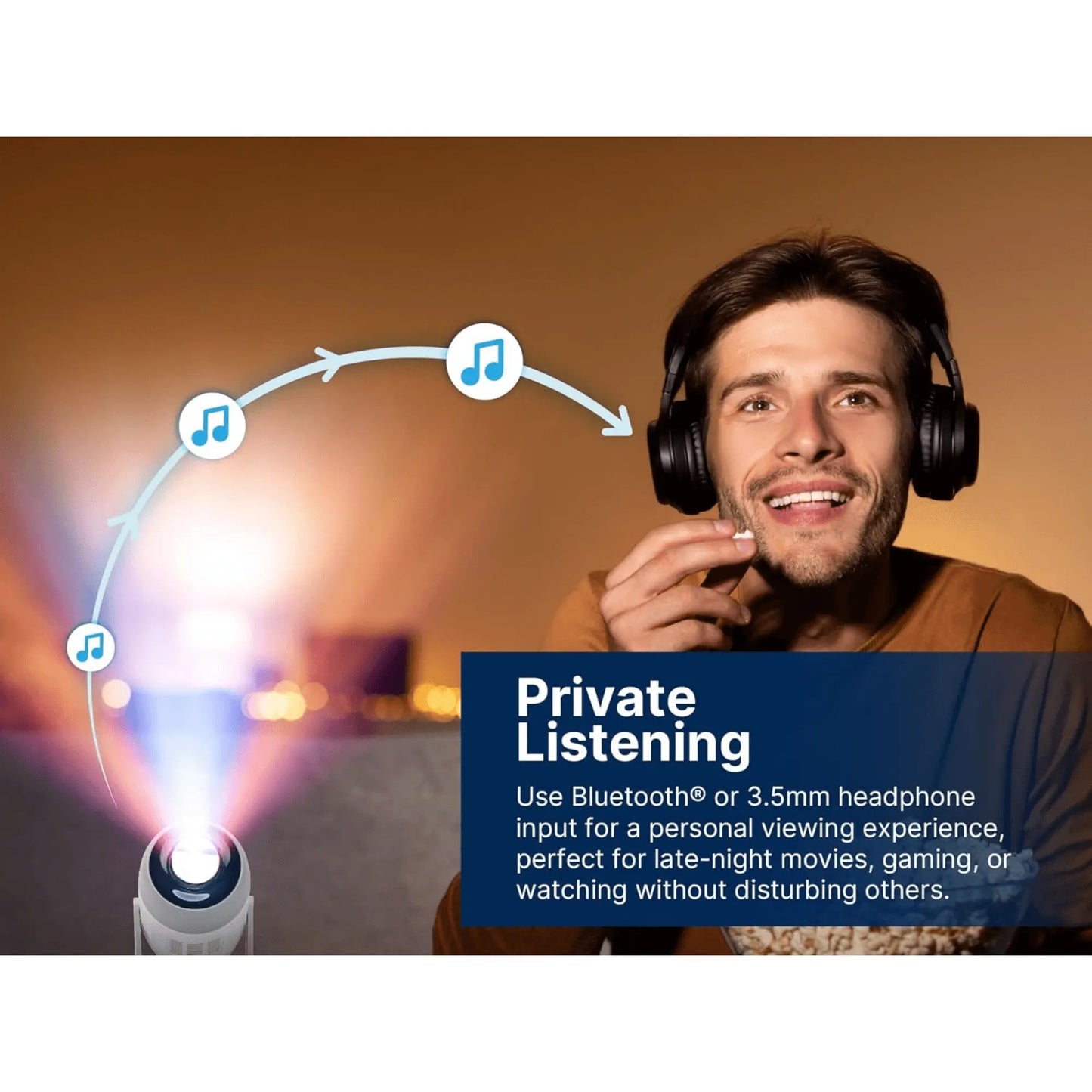 Emerson 150" Home Theater Projector Sky Iapetus