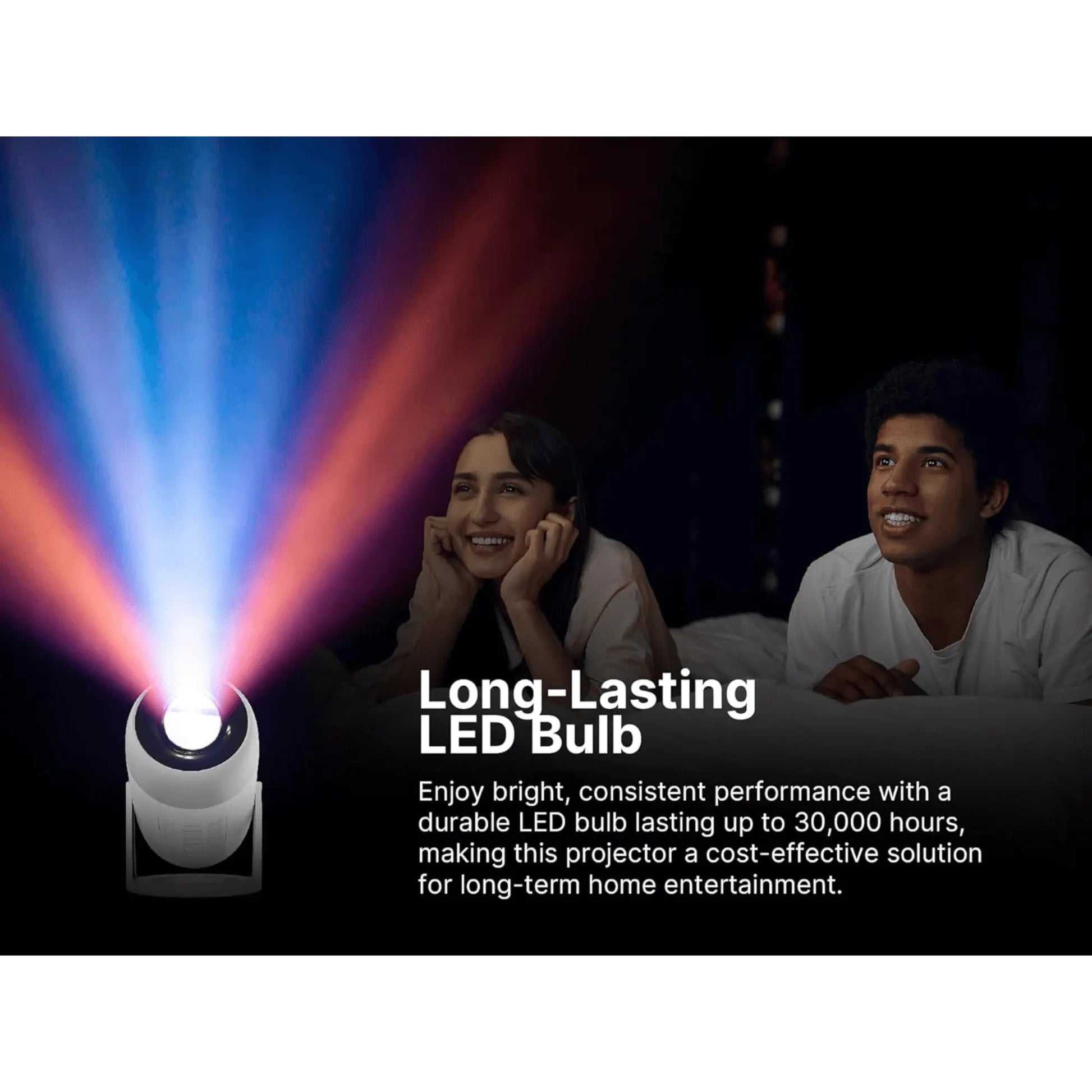 Emerson 150" Home Theater Projector Sky Iapetus