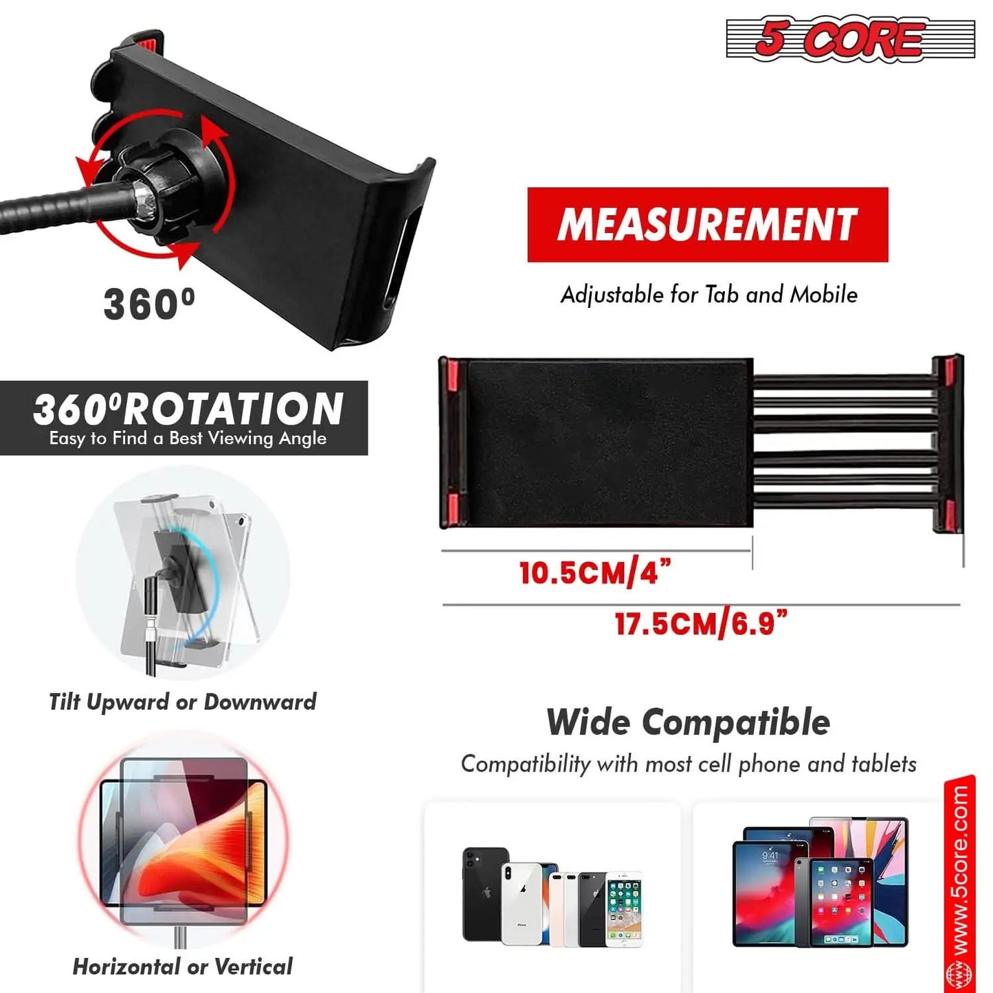 5 Core Tripod Violet Rose