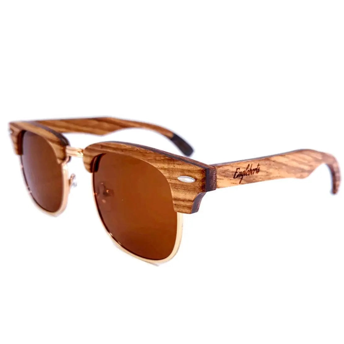 Ebony and Zebrawood Sunglasses Purple Ariadne