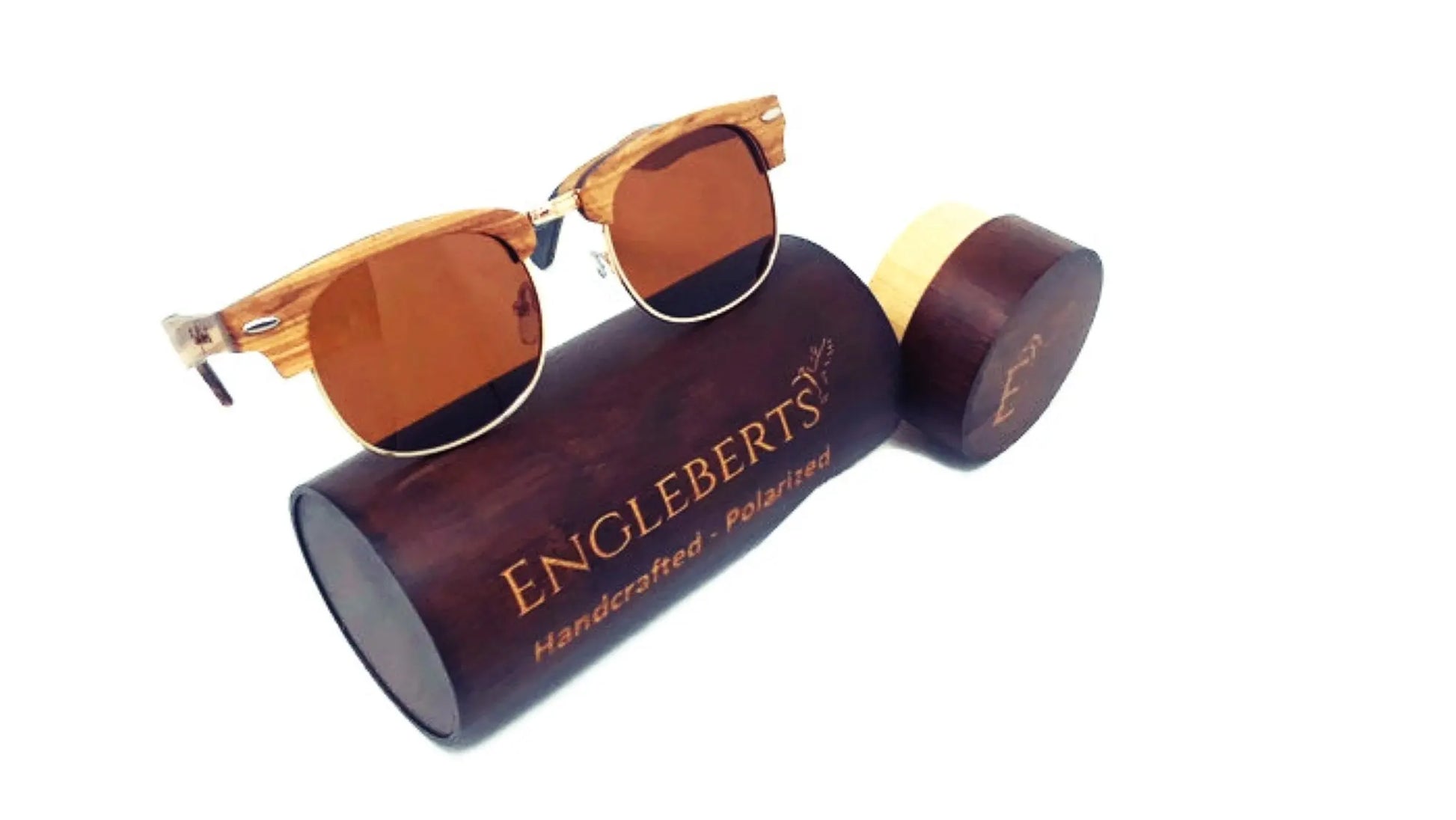 Real Ebony & Zebrawood Sunglasses Purple Ariadne
