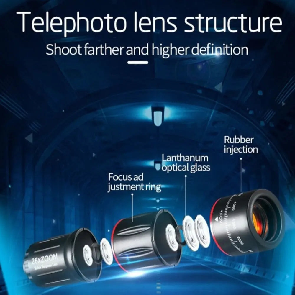 Bluetooth Ultra HD Zoom Telescope Yellow Pandora