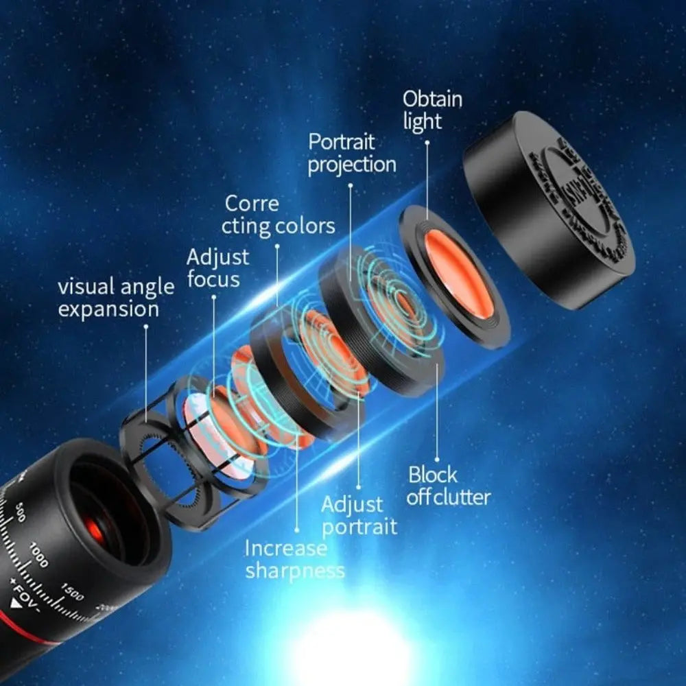 Bluetooth Ultra HD Zoom Telescope Yellow Pandora