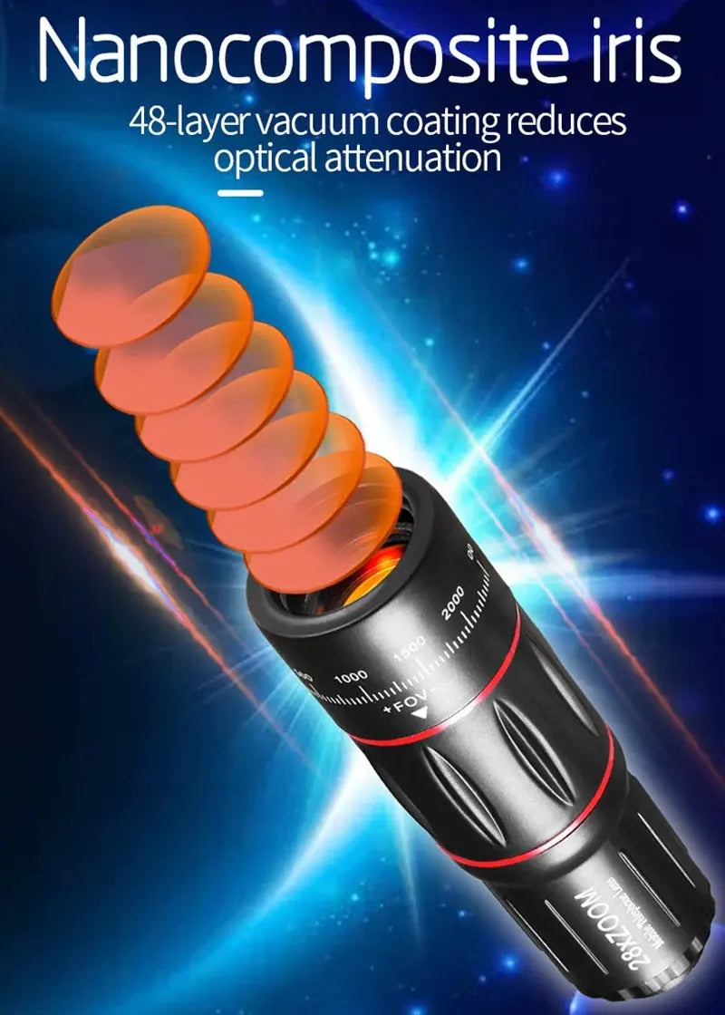 Bluetooth Ultra HD Zoom Telescope Yellow Pandora