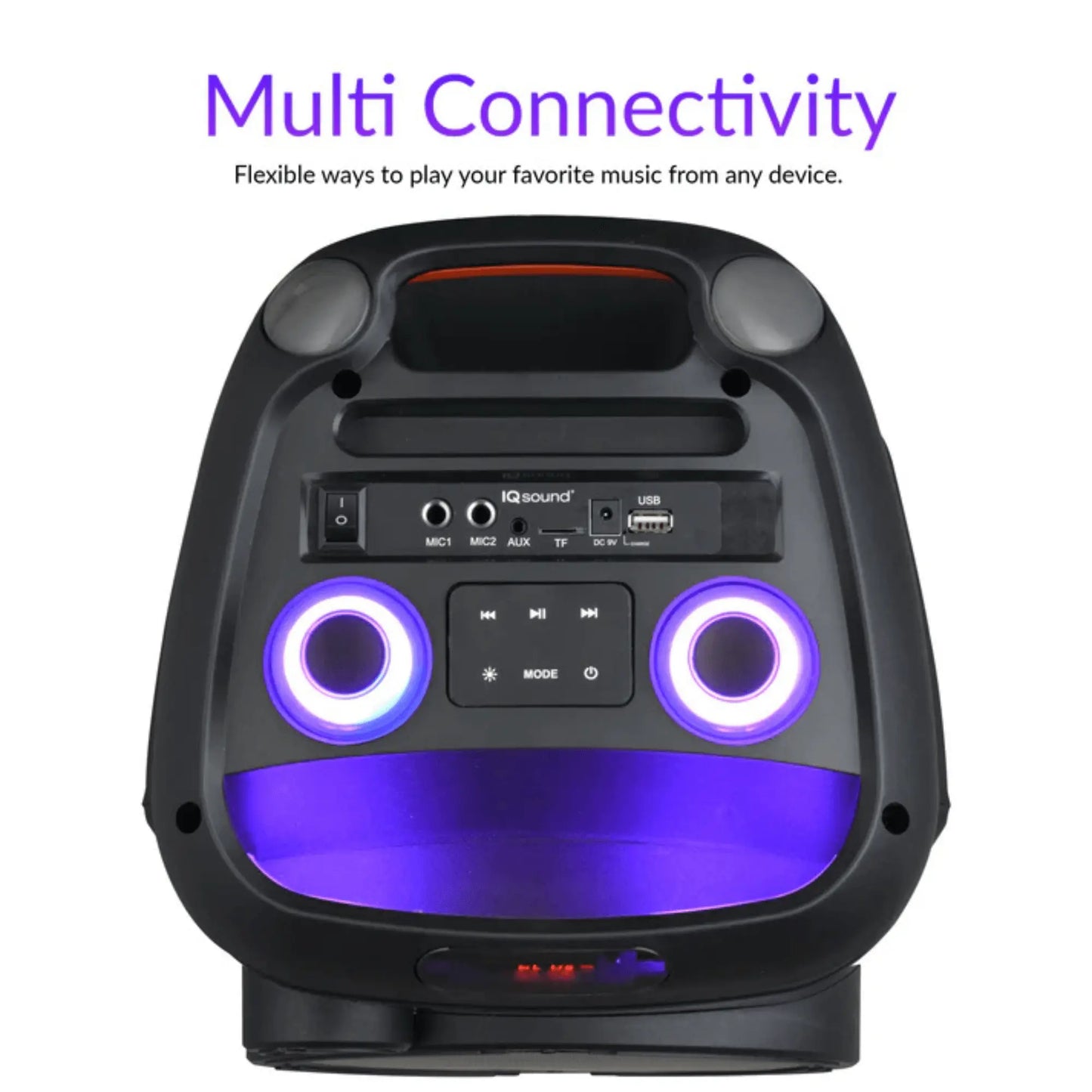 8" Portable Bluetooth Speaker Sky Iapetus