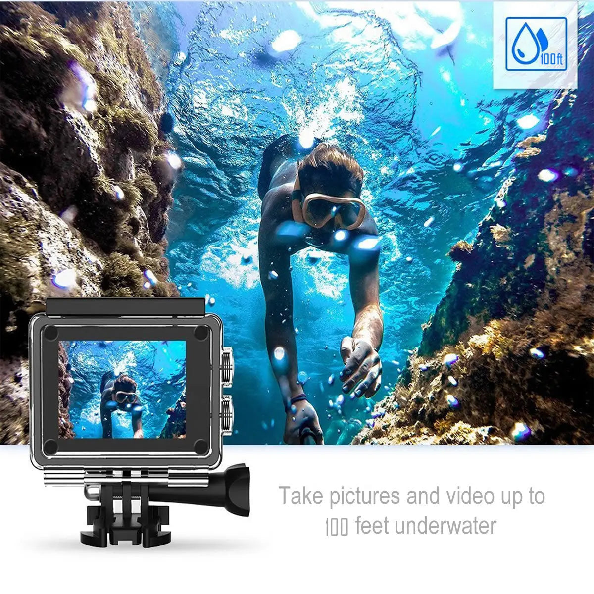 4K  Waterproof WiFi Camera Salmon Lucky