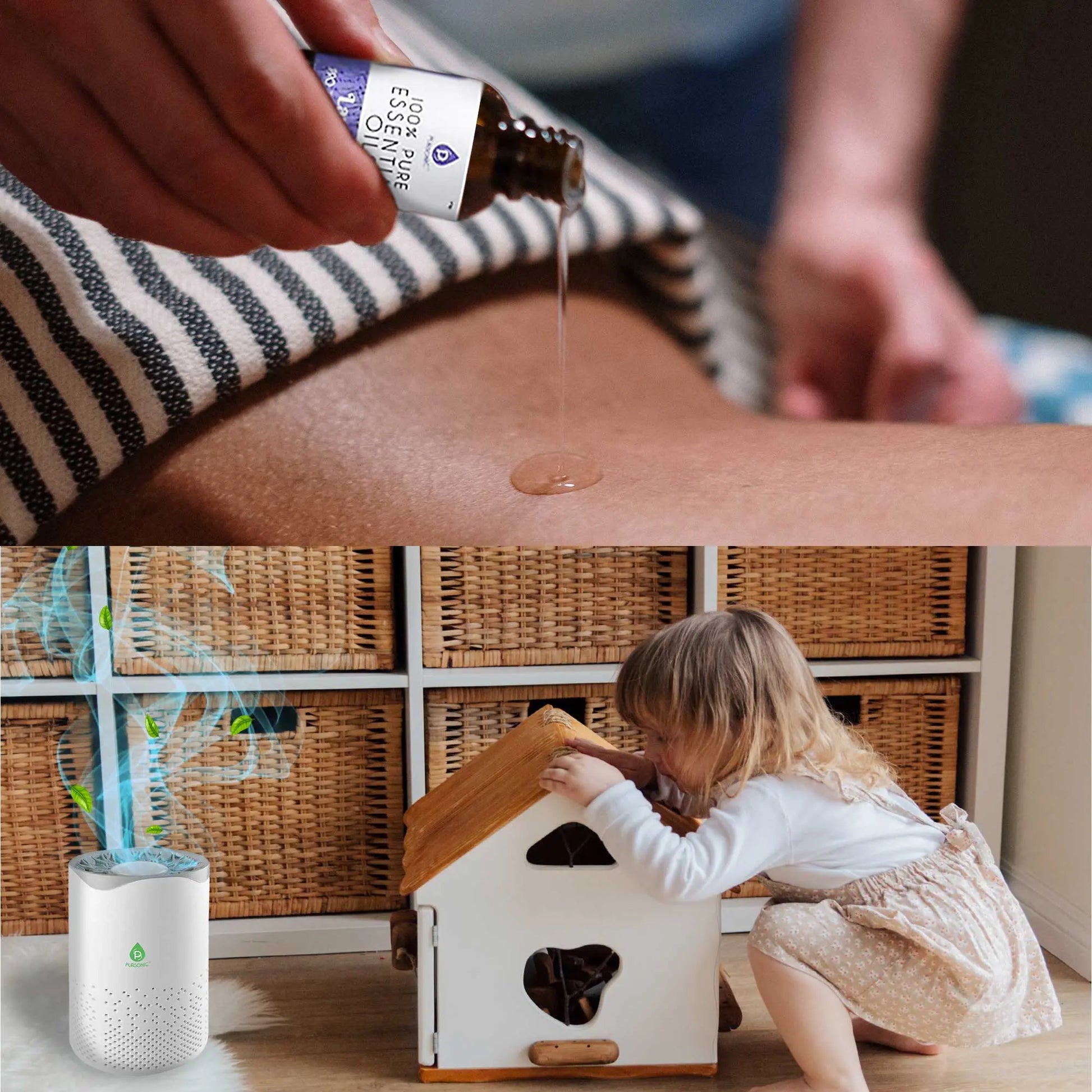 Air Purifier with Essential Oils Blush Apollo