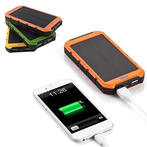 Solar Power Bank Phone Charger Salmon Lucky