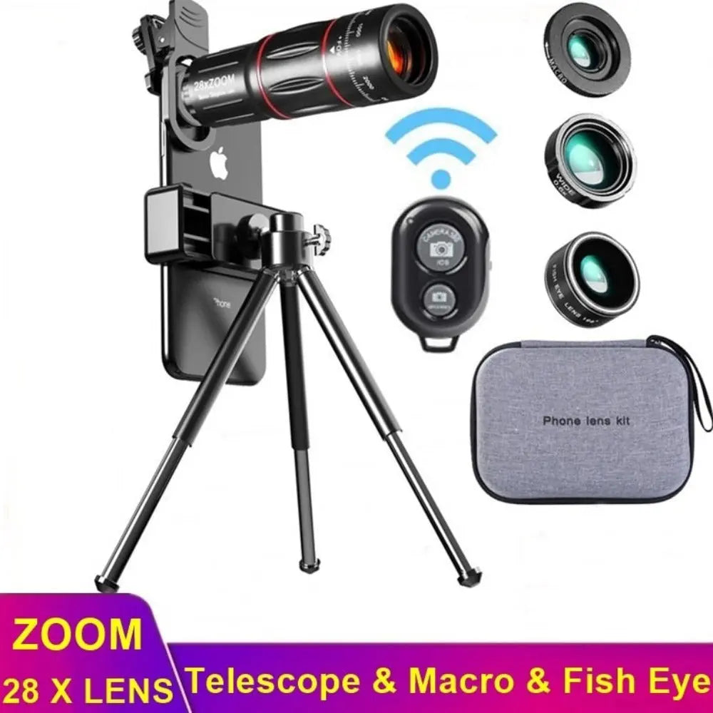 Bluetooth Ultra HD Zoom Telescope Yellow Pandora
