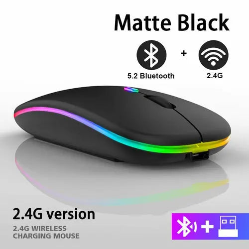 RGB Wireless Bluetooth Mouse Yellow Pandora