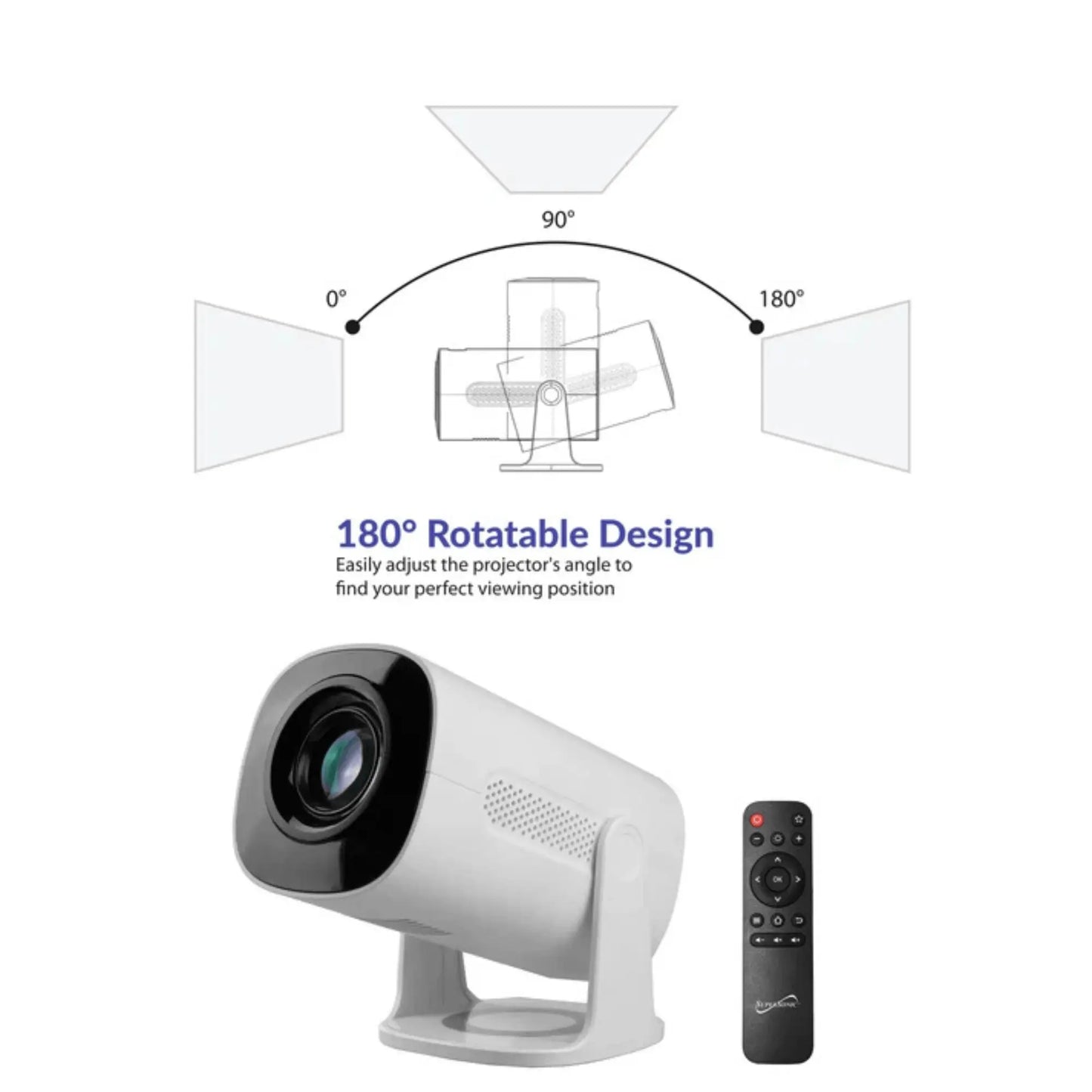 Smart Bluetooth Streaming Projector Sky Iapetus