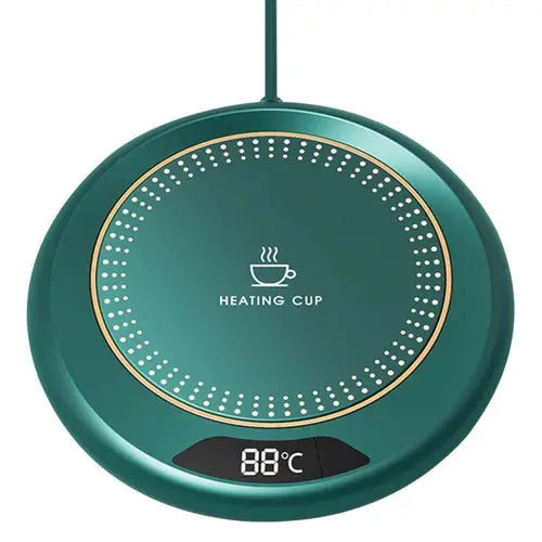 USB Coffee Mug Warmer W/Display Yellow Pandora