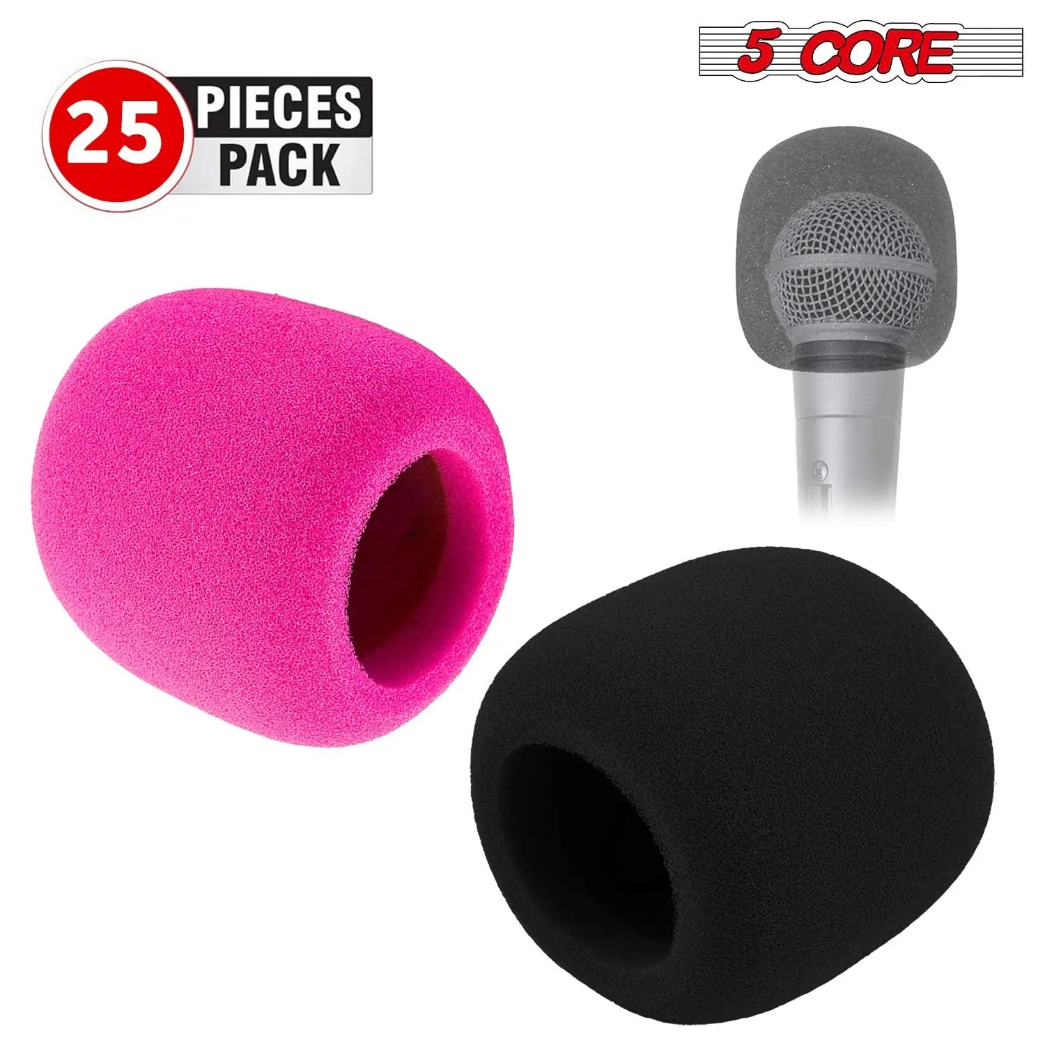 Foam Microphone Cover Violet Rose