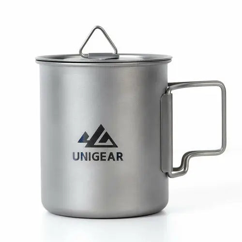 100% Titanium Camping Cup 450ml Indigo Eurybia