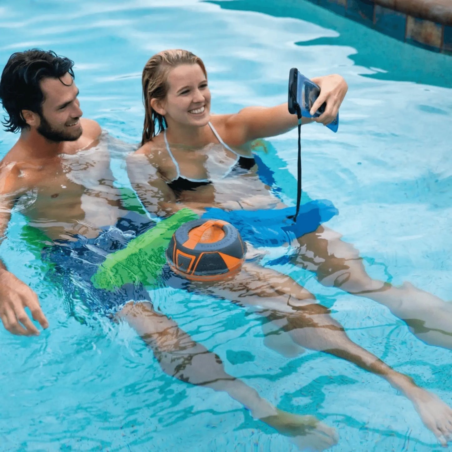 Waterproof Smart Phone Holder Black Lavender