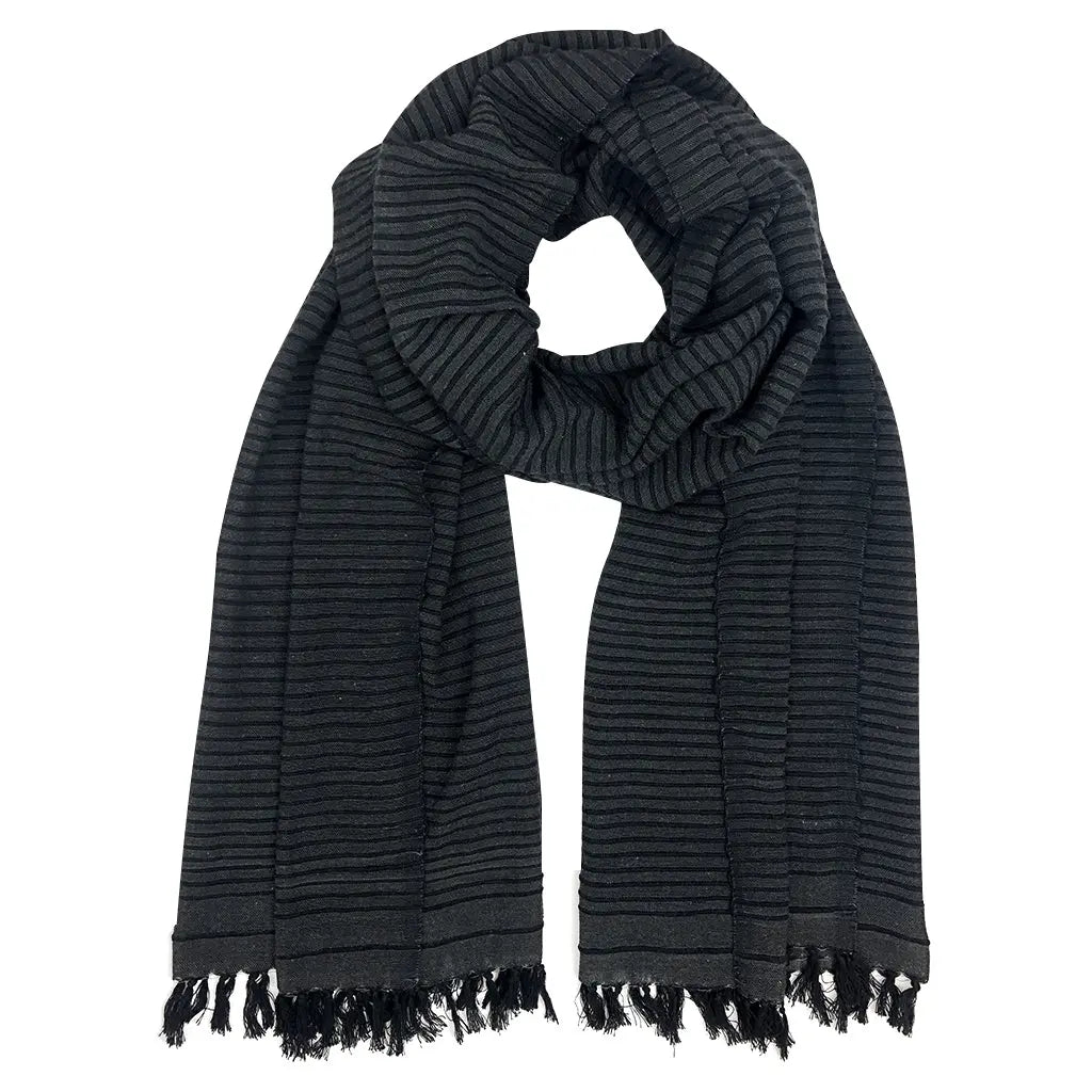 Ethiopian Stripe Wrap Scarf Ariel